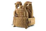 Плитоноска / тактичний жилет Plate Carrier U-WIN AGILE зі швидким скиданням 250х300 з камербандами розмір 2 під балістичні пакети Cordura® 500 Coyote