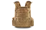 Плитоноска / тактичний жилет Plate Carrier U-WIN AGILE зі швидким скиданням 250х300 з камербандами розмір 2 під балістичні пакети Cordura® 500 Coyote фото №10