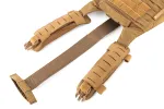 Плитоноска / тактичний жилет Plate Carrier U-WIN AGILE зі швидким скиданням 250х300 з камербандами розмір 2 під балістичні пакети Cordura® 500 Coyote фото №6