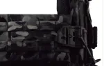 Плитоноска / тактичний жилет Plate Carrier U-WIN AGILE зі швидким скиданням 250х300 з камербандами розмір 2 під балістичні пакети Cordura® 1000 MultiCam® Black фото №5