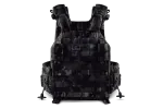 Плитоноска / тактичний жилет Plate Carrier U-WIN AGILE зі швидким скиданням 250х300 з камербандами розмір 2 під балістичні пакети Cordura® 1000 MultiCam® Black фото №2