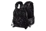 Плитоноска / тактичний жилет Plate Carrier U-WIN AGILE зі швидким скиданням 250х300 з камербандами розмір 2 під балістичні пакети Cordura® 1000 MultiCam® Black