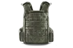 Плитоноска / тактичний жилет Plate Carrier U-WIN AGILE зі швидким скиданням 250х300 з камербандами розмір 2 під балістичні пакети Cordura® 500 Ranger Green / Темна Олива фото №11