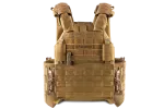 Плитоноска / тактичний жилет Plate Carrier U-WIN AGILE 250х300 з камербандами PRO зі швидкоскидами SPIDER розмір 2 Cordura® 500 Coyote фото №2