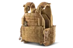 Плитоноска / тактичний жилет Plate Carrier U-WIN AGILE 250х300 з камербандами PRO зі швидкоскидами SPIDER розмір 2 Cordura® 500 Coyote
