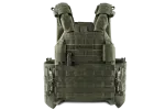 Плитоноска / тактичний жилет Plate Carrier U-WIN AGILE 250х300 з камербандами PRO зі швидкоскидами SPIDER розмір 2 Cordura® 500 Ranger Green / Темна Олива фото №2