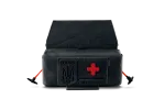 Комплект горизонтальний тунельний аптечний підсумок рол U-WIN PRO Cordura® 500 Black з балістичним пакетом під захист попереку НВМПЕ Китай / Площа захисту 2,3 дм.кв. фото №3