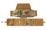 Комплект горизонтальний тунельний аптечний підсумок рол U-WIN PRO Cordura® 1000 MultiCam® з балістичним пакетом під захист попереку НВМПЕ Китай / Площа захисту 2,3 дм.кв. фото №7
