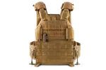 Плитоноска / тактичний жилет Plate Carrier U-WIN AGILE OW зі швидким скиданням 250х300 з камербандами U-WIN OnlyWars SPIDER 40  Розмір 2 Cordura® 1000 Coyote фото №2
