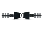 Система бокового скиду на плитоноску U-WIN OnlyWars на застібках Cobra® 25 Cordura® Squadron® 1500 Black