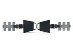 Система бокового скиду на плитоноску U-WIN OnlyWars на застібках Cobra® 25 Cordura® Squadron® 1500 Black фото №3