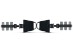 Система бокового скиду на плитоноску U-WIN OnlyWars на застібках Cobra® 25 Cordura® Squadron® 1500 Black фото №2