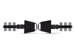 Система бокового скиду на плитоноску U-WIN OnlyWars на застібках Cobra® 25 Cordura® Squadron® 1500 MultiCam® Black