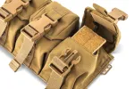 Модуль під 3 ручні гранати на базу задньої штурмової панелі U-WIN OnlyWars Cordura® 500 Coyote фото №5
