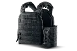 Плитоноска / тактичний жилет Plate Carrier U-WIN PRO зі швидким скиданням 250х300 з камербандами розмір 2 під балістичні пакети Cordura® 500 Black