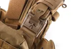 Плитоноска / тактичний жилет Plate Carrier U-WIN PRO зі швидким скиданням 250х300 з камербандами розмір 2 під балістичні пакети Cordura® 500 Coyote фото №9