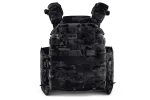 Плитоноска / тактичний жилет Plate Carrier U-WIN PRO зі швидким скиданням 250х300 з камербандами розмір 2 під балістичні пакети Cordura® 1000 MultiCam® Black фото №2