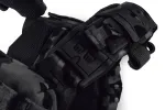 Плитоноска / тактичний жилет Plate Carrier U-WIN PRO зі швидким скиданням 250х300 з камербандами розмір 2 під балістичні пакети Cordura® 1000 MultiCam® Black фото №5