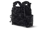 Плитоноска / тактичний жилет Plate Carrier U-WIN PRO зі швидким скиданням 250х300 з камербандами розмір 2 під балістичні пакети Cordura® 1000 MultiCam® Black
