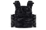 Плитоноска / тактичний жилет Plate Carrier U-WIN PRO зі швидким скиданням 250х300 з камербандами розмір 2 під балістичні пакети Cordura® 1000 MultiCam® Black фото №3