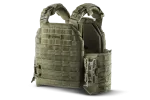 Плитоноска / тактичний жилет Plate Carrier U-WIN PRO зі швидким скиданням 250х300 з камербандами розмір 2 під балістичні пакети Cordura® 500 Ranger Green / Темна Олива