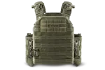 Плитоноска / тактичний жилет Plate Carrier U-WIN PRO зі швидким скиданням 250х300 з камербандами розмір 2 під балістичні пакети Cordura® 500 Ranger Green / Темна Олива фото №5