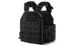 Плитоноска / тактичний жилет Plate Carrier U-WIN BASE зі швидким скиданням 250х300 / 250х312 (Темп) з камербандами розмір 1 під балістичні пакети Cordura® 500 Black