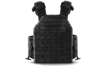 Плитоноска / тактичний жилет Plate Carrier U-WIN BASE зі швидким скиданням 250х300 / 250х312 (Темп) з камербандами розмір 1 під балістичні пакети Cordura® 500 Black фото №2