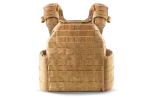 Плитоноска / тактичний жилет Plate Carrier U-WIN BASE зі швидким скиданням 250х300 / 250х312 (Темп) з камербандами розмір 1 під балістичні пакети Cordura® 500 Coyote фото №3