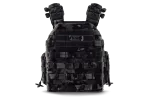 Плитоноска / тактичний жилет Plate Carrier U-WIN BASE зі швидким скиданням 250х300 / 250х312 (Темп) з камербандами розмір 1 під балістичні пакети Cordura® 1000 MultiCam® Black фото №2
