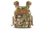 Плитоноска / тактичний жилет Plate Carrier U-WIN BASE зі швидким скиданням 250х300 / 250х312 (Темп) з камербандами розмір 1 під балістичні пакети Cordura® 1000 MultiCam® фото №2