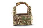Плитоноска / тактичний жилет Plate Carrier U-WIN BASE зі швидким скиданням 250х300 / 250х312 (Темп) з камербандами розмір 1 під балістичні пакети Cordura® 1000 MultiCam® фото №4