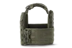 Плитоноска / тактичний жилет Plate Carrier U-WIN BASE зі швидким скиданням 250х300 / 250х312 (Темп) з камербандами розмір 1 під балістичні пакети Cordura® 500 Ranger Green / Темна Олива фото №4