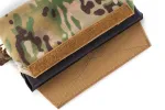 Комплект горизонтальний підсумок під два магазини АК/AR з захистом попереку U-WIN PRO Cordura® 1000 MultiCam та балістичним пакетом НВМПЕ Китай / Площа захисту 2,3 дм.кв. фото №5