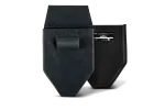Комплект Фартух / Напашник U-WIN BASE Cordura® 500 Black з балістичним пакетом НВМПЕ Китай / Площа захисту 6,2 дм.кв. / Довжина 32 см