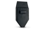 Комплект Фартух / Напашник U-WIN BASE Cordura® 500 Black з балістичним пакетом НВМПЕ Китай / Площа захисту 6,2 дм.кв. / Довжина 32 см фото №2