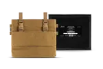 Комплект килимок для сидіння тактичний U-WIN PRO секція 1 Cordura® 500 Coyote + балістичний пакет 2-й клас НВМПЕ Dyneema USA / Площа захисту 7,65 дм.кв.