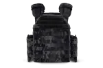 Жіноча плитоноска / тактичний жилет Plate Carrier U-WIN PRO зі швидким скиданням 250х300 з камербандами розмір 3 під балістичні пакети Cordura® 1000 MultiCam® Black фото №4