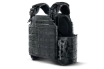 Плитоноска / тактичний жилет Plate Carrier U-WIN PRO зі швидким скиданням 240х320 з камербандами розмір 4 під балістичні пакети Cordura® 500 Black