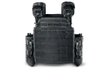 Плитоноска / тактичний жилет Plate Carrier U-WIN PRO зі швидким скиданням 240х320 з камербандами розмір 4 під балістичні пакети Cordura® 500 Black фото №2