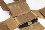Плитоноска / тактичний жилет Plate Carrier U-WIN PRO зі швидким скиданням 250х300 з камербандами розмір 2 під балістичні пакети Cordura® 500 Coyote фото №8