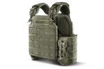 Плитоноска / тактичний жилет Plate Carrier U-WIN PRO зі швидким скиданням 240х320 з камербандами розмір 4 під балістичні пакети Cordura® 500 Ranger Green / Темна Олива