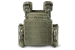 Плитоноска / тактичний жилет Plate Carrier U-WIN PRO зі швидким скиданням 240х320 з камербандами розмір 4 під балістичні пакети Cordura® 500 Ranger Green / Темна Олива фото №2