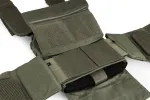 Плитоноска / тактичний жилет Plate Carrier U-WIN PRO зі швидким скиданням 250х300 з камербандами розмір 2 під балістичні пакети Cordura® 500 Ranger Green / Темна Олива фото №8