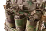 Штурмова панель задня під три магазини з утилітарним підсумком на плитоноску U-WIN AGILE Cordura® 1000 MultiCam® фото №4
