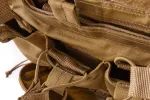 Штурмова панель задня під три магазини з утилітарним підсумком на плитоноску U-WIN AGILE Cordura® 500 Coyote фото №5