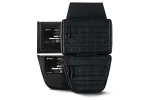 Комплект Напашник + Захист живота U-WIN PRO Cordura® 500 Black з балістичними пакетами НВМПЕ Китай / Площа захисту 7,07 дм.кв. / Довжина 37 см