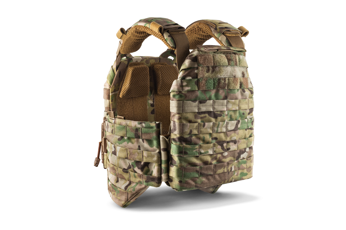 Жіноча плитоноска / тактичний жилет Plate Carrier U-WIN PRO зі швидким скиданням 250х300 з камербандами розмір 2 під балістичні пакети Cordura® 1000 MultiCam®