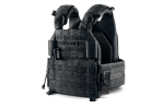 Плитоноска / тактичний жилет Plate Carrier U-WIN AGILE зі швидким скиданням 250х300 з камербандами розмір 3 під балістичні пакети Cordura® 500 Black
