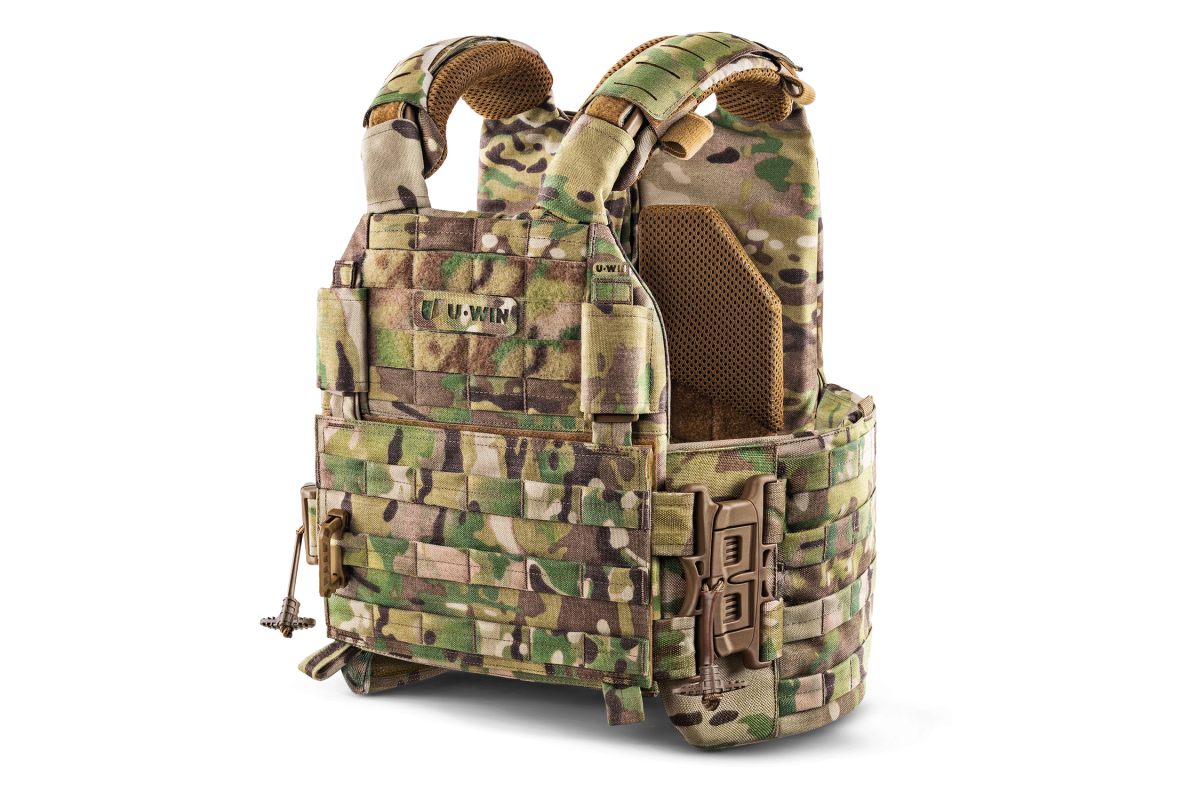 Плитоноска / тактичний жилет Plate Carrier U-WIN AGILE 250х300 з камербандами PRO зі швидкоскидами SPIDER розмір 2 Cordura® 1000 MultiCam®